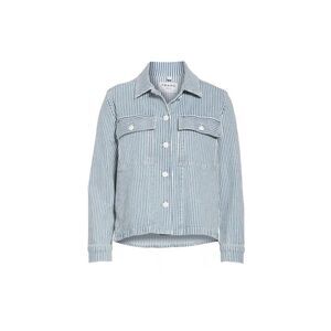 FRAME‎ Denim Shirt Jacket Engineer Striped Women's Size S/P